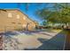 Spacious backyard featuring a full basketball court for recreation and play at 2735 E Flower Ct, Gilbert, AZ 85298