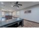 Open living space with hardwood floors, large windows, and stylish decor at 2735 E Flower Ct, Gilbert, AZ 85298