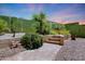 Beautifully landscaped backyard with vibrant plants and charming stone pathway, ideal for outdoor enjoyment at 30248 W Earll Dr, Buckeye, AZ 85396