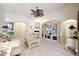 Bright and airy living room with detailed accents and hardwood floors throughout at 30248 W Earll Dr, Buckeye, AZ 85396