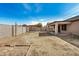 Open backyard featuring a pergola and patio at 3029 N 83Rd Ln, Phoenix, AZ 85037