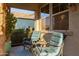 Inviting front porch with comfortable seating and decorative accents for a welcoming entrance at 3437 E Appaloosa Rd, Gilbert, AZ 85296