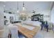 Open-concept layout with dining area, living room, and kitchen, perfect for entertaining at 3736 E Cotton Ct, Gilbert, AZ 85234