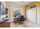 Bright office features a window view, and ample space for a work station at 4448 E Sleepy Ranch Rd, Cave Creek, AZ 85331