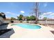 The backyard includes a refreshing pool, perfect for relaxation and enjoying the outdoors at 4528 W Butler Dr, Glendale, AZ 85302