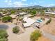 Desirable home showcases a private pool and desert landscaping with mountain views at 616 E Lavitt Ln, Phoenix, AZ 85086