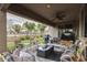 Outdoor patio and backyard area with seating, ideal for enjoying the beautiful outdoor scenery at 6932 W Harwell Rd, Laveen, AZ 85339