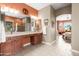 Elegant main bathroom with double sinks, ample counter space, and a well-lit mirror, perfect for daily routines at 7144 E San Cristobal Way, Gold Canyon, AZ 85118