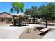 Charming gazebo with picnic tables provides a shady spot for gatherings in a well-maintained park at 7272 W Crystal Rd, Glendale, AZ 85308