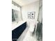 Elegant bathroom with modern vanity, frameless shower, and contemporary finishes at 7409 N Via Camello Del Norte -- # 138, Scottsdale, AZ 85258