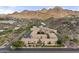 Aerial view of the community, showcasing its layout, landscaping, and mountain views at 7887 N 16Th St # 226, Phoenix, AZ 85020