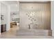 Inviting foyer showcases a stylish screen wall, complementing the home's open layout and contemporary design at 9265 N 115Th St, Scottsdale, AZ 85259