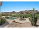 Wonderful pool and hot tub area with golf course and mountain views in the background at 9432 N Longfeather --, Fountain Hills, AZ 85268