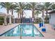 Private community pool with ADA accessibility, including a lift and easy-access ramp, for inclusive enjoyment at 9922 E Thunderbolt Ave, Mesa, AZ 85212