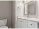 Stylish bathroom with a new vanity and modern fixtures and updated finishes at 11132 W Mariposa Dr, Phoenix, AZ 85037