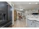 The kitchen offers stainless steel appliances and opens to an adjacent dining area at 11680 E Sahuaro Dr # 1059, Scottsdale, AZ 85259