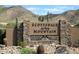 Scottsdale Mountain community sign at 12366 N 129Th St, Scottsdale, AZ 85259