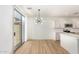 Dining area next to the kitchen featuring sliding door access to outdoor patio at 1265 S Aaron -- # 271, Mesa, AZ 85209