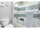 Detailed tile in the shower at 15753 W Christy Dr, Surprise, AZ 85379