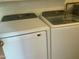 Close up shot of laundry machines featuring Samsung washer and dryer at 1927 E Hampton Ave # 260, Mesa, AZ 85204