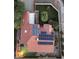 An aerial view shows the solar panels on the roof and the manicured landscaping at 1940 E Citation Ln, Tempe, AZ 85284