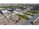 Pickle ball courts and corn hole games offering an engaging recreational space for residents at 23001 E Diana Way, Queen Creek, AZ 85142