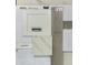 Sample board showing the interior design selections for the home, featuring white cabinets and stone countertops at 23039 E Watford Dr, Queen Creek, AZ 85142