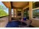 Relax on the patio with comfortable seating and a view at 2425 W Bronco Butte Trl # 2011, Phoenix, AZ 85085