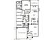 Detailed floor plan showcasing the layout of this home including 4 bedrooms, 2 baths, and a two-car garage at 3067 E Merlot St, Gilbert, AZ 85298