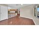 Spacious living room features hardwood floors and plenty of natural light at 3433 E Sandra Ter, Phoenix, AZ 85032