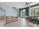 The living room features tile floors, stairs to the upper level, and a dining area at 3623 E Horace Dr, Gilbert, AZ 85296
