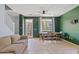 The living room features tile floors, stairs to the upper level, and a dining area at 3623 E Horace Dr, Gilbert, AZ 85296