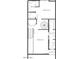 Floorplan showcasing the layout of the bedrooms and bathrooms in this home at 4220 N 32Nd St # 31, Phoenix, AZ 85018