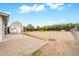 Expansive backyard featuring a storage shed and large open space at 508 S Pasadena --, Mesa, AZ 85210