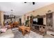 Open-concept living area with dining area and kitchen view at 5350 E Deer Valley Dr # 3274, Phoenix, AZ 85054