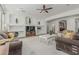Spacious living room features custom built-ins and a cozy atmosphere for relaxing and entertaining at 6286 S Reseda St, Gilbert, AZ 85298