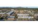 An aerial view of a residential area showcases the neighborhood layout and community at 7857 N 21St Ave, Phoenix, AZ 85021