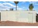 Backyard shed on a gravel lot at 8209 E 5Th Ave, Mesa, AZ 85208