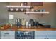 Charming coffee bar area with stylish decor, built-in beverage cooler, and ample counter space at 10007 N 30Th Pl, Phoenix, AZ 85028