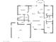 Detailed floor plan showing the layout of this home with its rooms and dimensions at 10215 W Missouri Ave, Glendale, AZ 85307