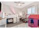 bedroom featuring a loft bed, and play area at 11526 E Shepperd Ave, Mesa, AZ 85212