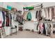 Spacious walk-in closet with ample hanging space and shelving for organized storage at 11526 E Shepperd Ave, Mesa, AZ 85212