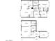 Floorplan showcasing the home's layout with bedrooms, bathrooms, kitchen, living room and sitting room at 1433 E Mineral Rd, Gilbert, AZ 85234