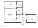 Detailed floorplan showcasing the layout of the bedrooms, sitting room, and bathroom at 1433 E Mineral Rd, Gilbert, AZ 85234