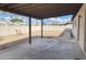 Spacious backyard features covered patio and cinder block privacy fence at 1532 W 6Th St, Tempe, AZ 85281