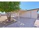 Large, shaded backyard patio area, perfect for outdoor entertaining and relaxation at 1532 W 6Th St, Tempe, AZ 85281