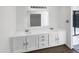 Spacious bathroom featuring a double sink vanity and large mirror at 15650 N 19Th Ave # 1206, Phoenix, AZ 85023