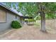 This home boasts a large backyard with a covered patio, perfect for enjoying the outdoors at 1649 W Royal Palm Rd, Phoenix, AZ 85021