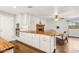 Bright kitchen features white cabinetry, butcher block countertops and modern appliances at 1649 W Royal Palm Rd, Phoenix, AZ 85021