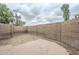 Spacious backyard featuring brick-paved patio and block fence at 1847 E Kirkland Ln # C, Tempe, AZ 85281
